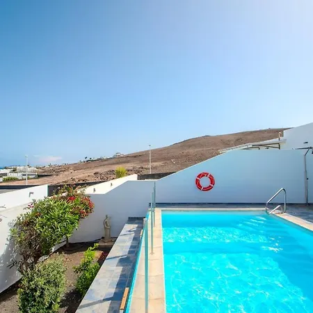 Casa Serena Panoramic Views, Ac And Pool Tatil Evi Playa Blanca